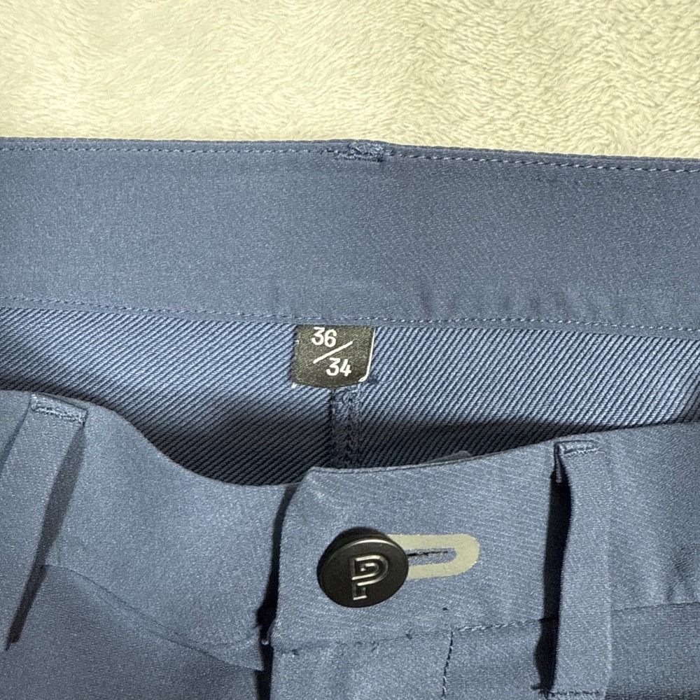Public Rec Pants Mens 36x33 Blue Straight Performance Lightweight Stretch Tech - Picture 4 of 9